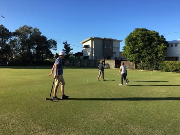 Coolum croquet players are back on the lawns