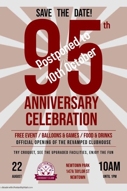 95th anniversary celebrations on hold