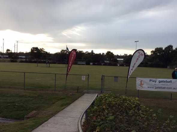 Gateball State Titles begin under gloomy skies