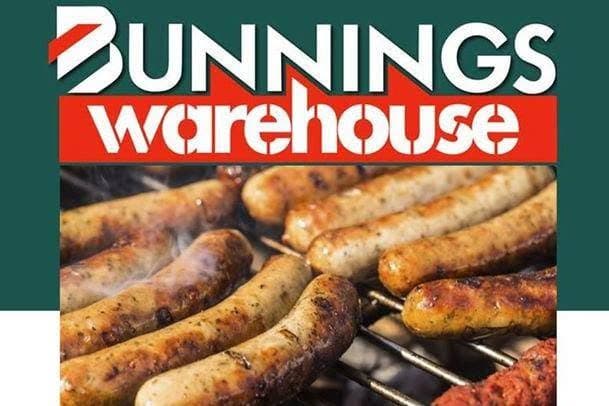 Big day at the Bunnings sausage sizzle