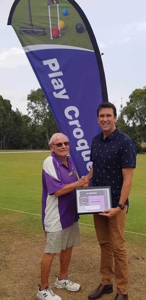 Alan George celebrates 94th birthday at Coolum