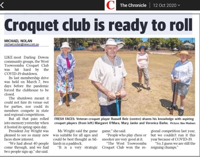 West Toowoomba featured in local paper