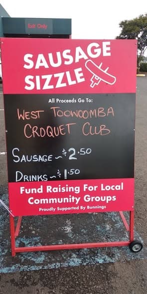 Support West Toowoomba at the Bunnings barbecue