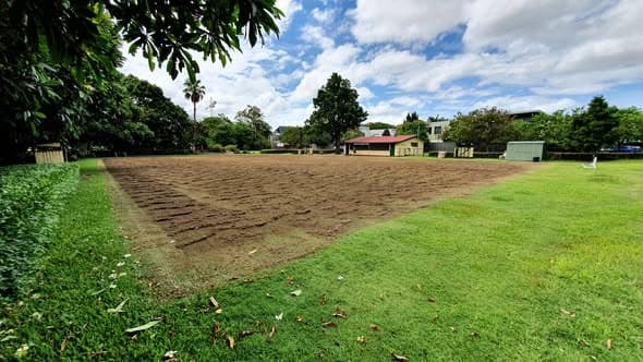 Merthyr lawn remediation works under way