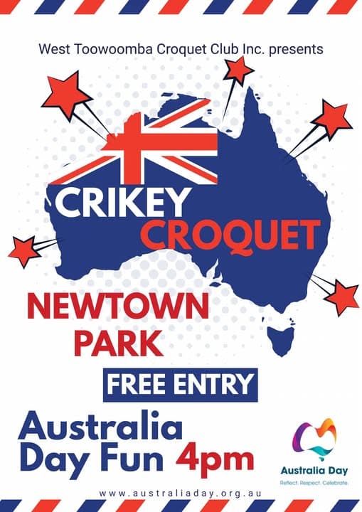 Australia Day croquet at West Toowoomba: not just croquet