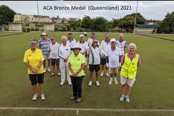 Lawrie Simpson wins ACA Bronze Medal (Qld) at Wynnum