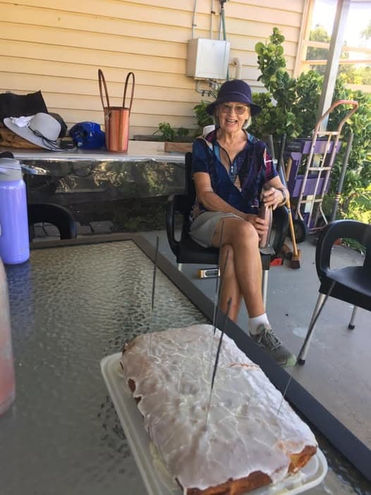 Happy birthday to Heather at Coolum