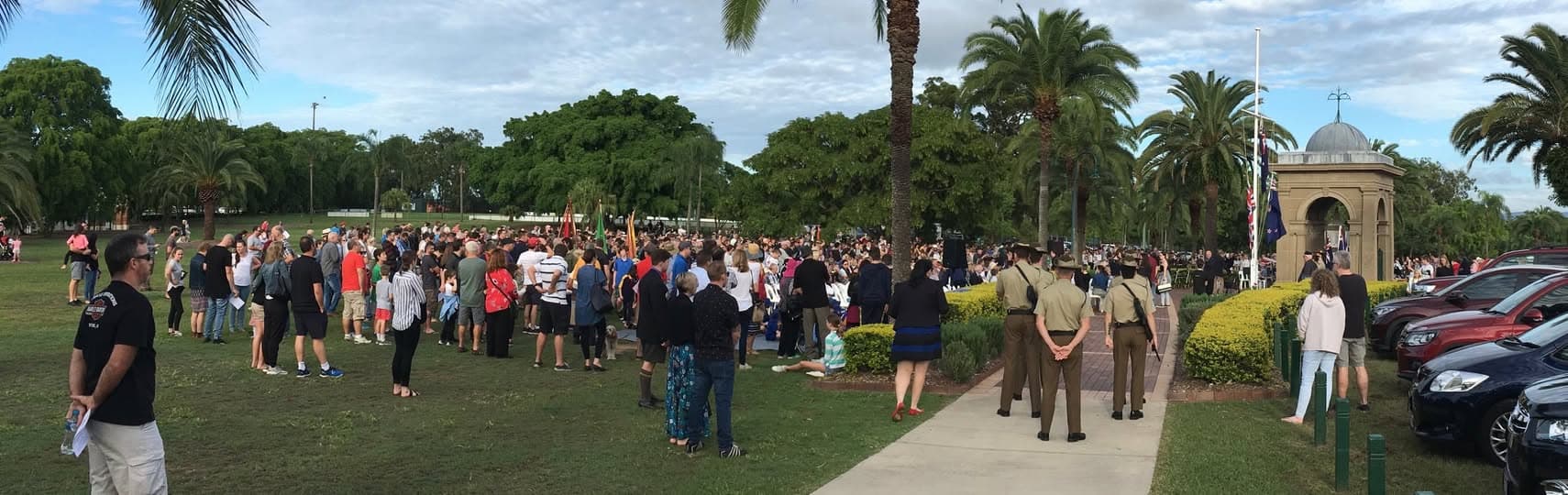 ANZAC Day service at Yeronga Memorial Park