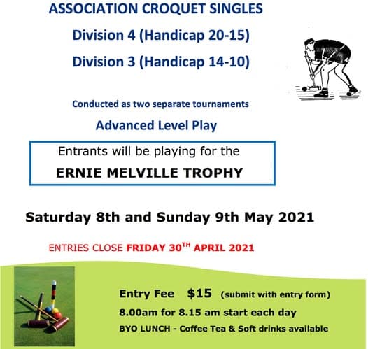 Entries still open for beginner-friendly croquet event