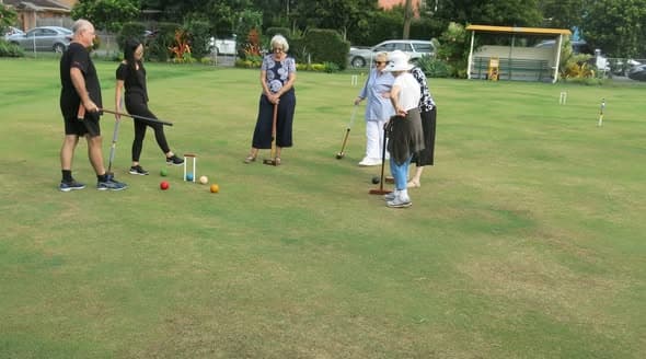 Lovely turnout for World Croquet Day at Toombul
