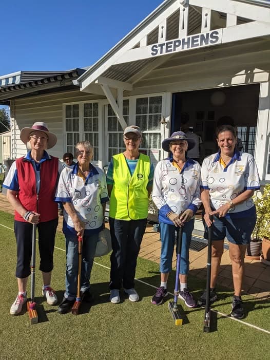 Wynnum GC Pennants team plays at Stephens