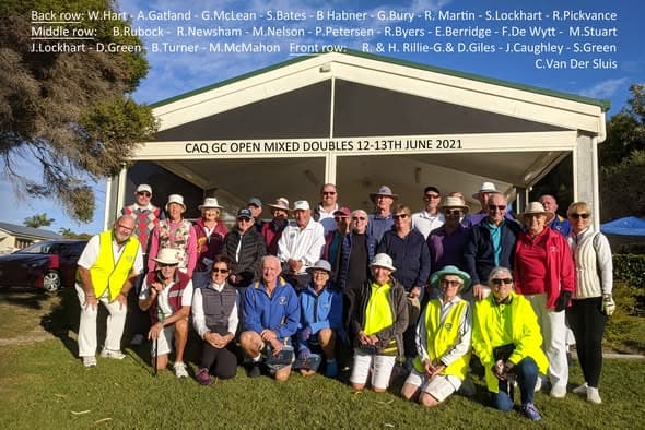 Bates and Berridge win CAQ Open Mixed Doubles