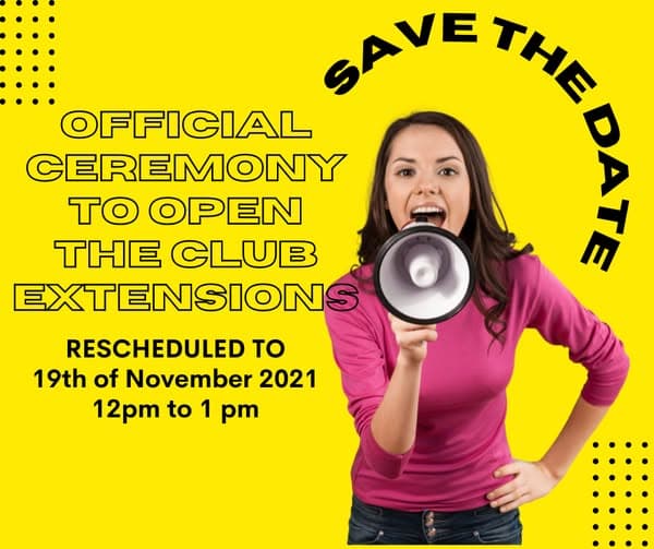 Official opening rescheduled to 19 November
