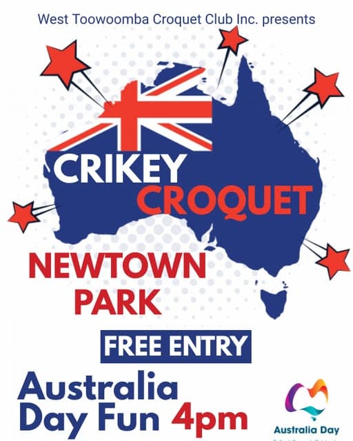 Try croquet this afternoon at West Toowoomba