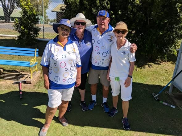 Wynnum players compete in CAQ Open GC Doubles