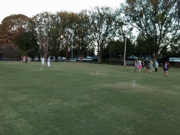 West Toowoomba marks World Croquet Day with sausage sizzle, photos and bride-to-be party