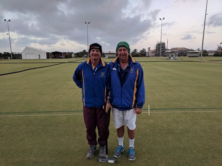 Wynnum pair compete at ACA Golf Croquet Open Doubles