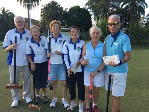 Maestro Doubles Golf Croquet winners celebrated at Stephens