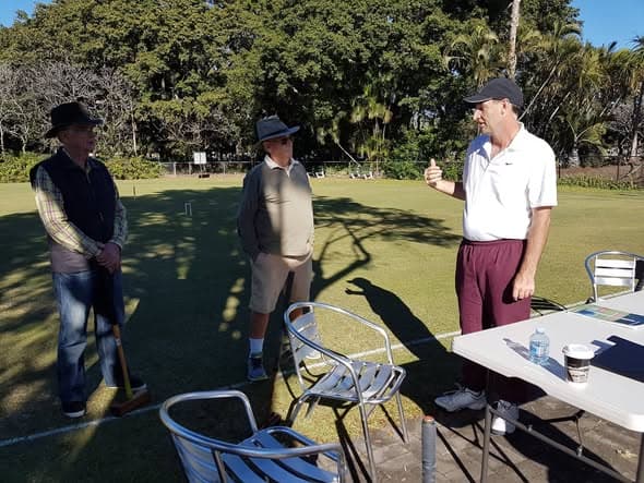 Greg Bury revisits Golf Croquet fundamentals with Merthyr