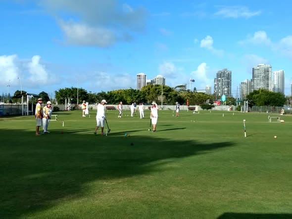Golf croquet singles and MSOB doubles open with day one action