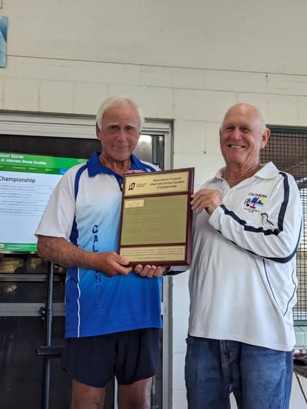 Oaten and Williams win Alternate Stroke Doubles, plus one more from Caloundra