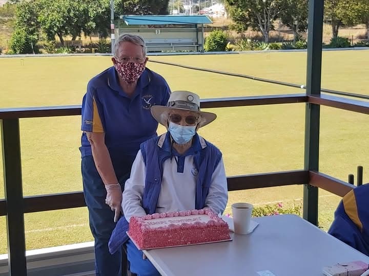 Wynnum celebrates Life Member Phyllis Pledger's 96th birthday