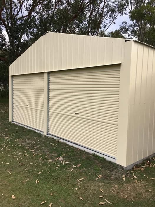 Photos of Coolum's lovely new shed