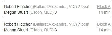 Megan Stuart makes a great start at GC Australian Open