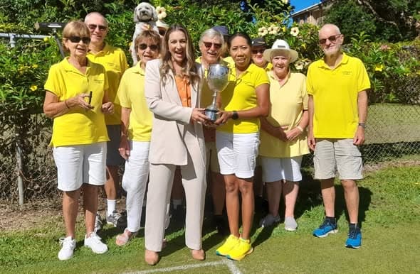 Laura Gerber MP congratulates Yuni Rowell on national win