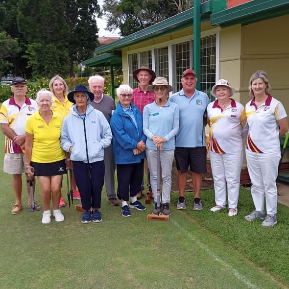 Brian and Peter win Golf Birthday Tournament at Coolangatta Croquet