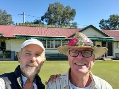 American visitor from JiminyWicket drops in at Graceville