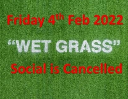 No social croquet tonight due to wet courts