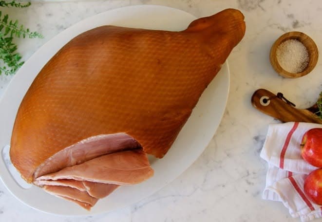 Melbourne Cup fundraising lunch with Gilly's Smallgoods ham, plus one more from Eildon