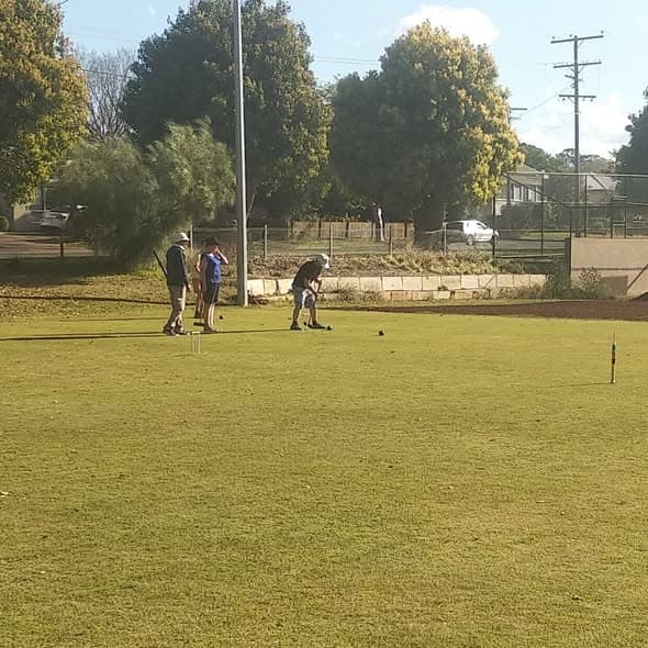 Beginner coaching at West Toowoomba halfway through
