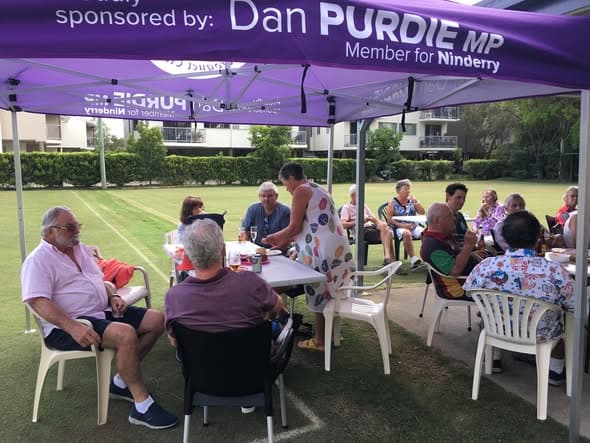 Coolum celebrates Christmas party before the storm