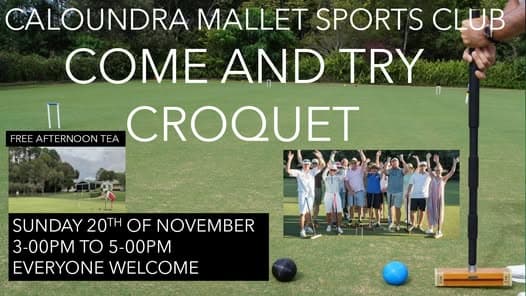 Caloundra Croquet Club invites locals to try croquet, plus new club photos