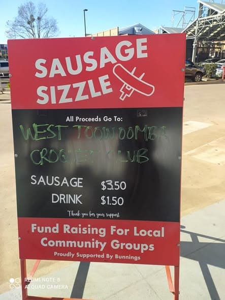 Come and grab a sausage at Bunnings North