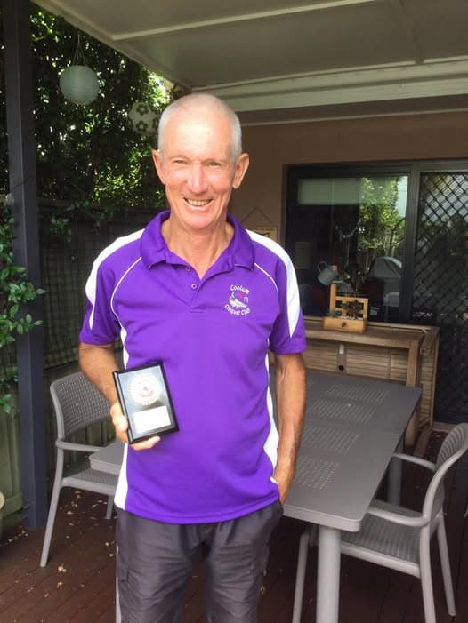 Steve Lockhart wins Block D eights at Caloundra