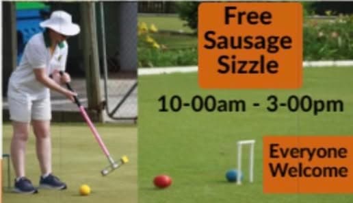 Gracemere Croquet Club opens its lawns for a free sausage sizzle and family night play