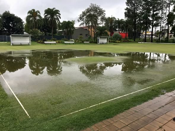 Association Croquet cancelled at Stephens after heavy rain
