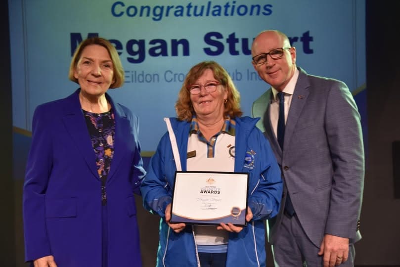 Megan Stuart named Eildon volunteer of the year