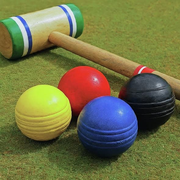 Why croquet balls come in different colours