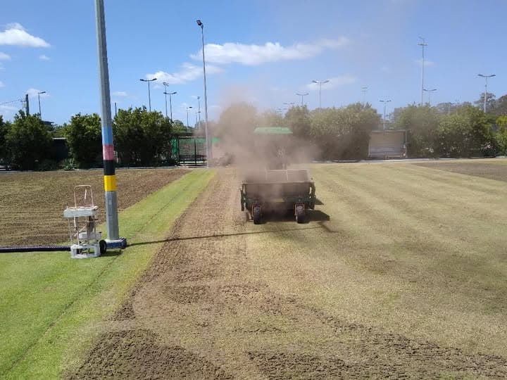 Wynnum courts out of action for scarifying