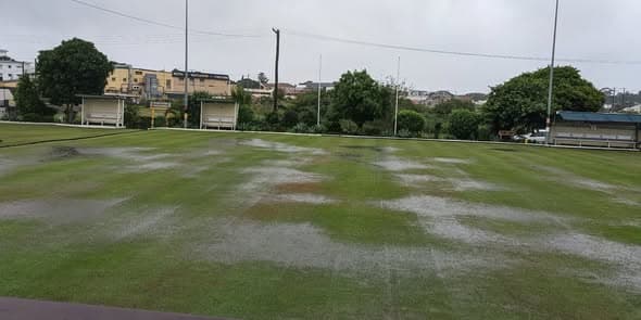 Wynnum courts quiet after two weeks without play