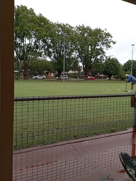 Keen players brave the rain at West Toowoomba