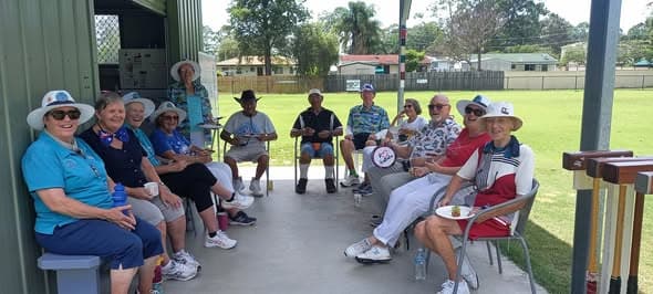 Heatwave break brings croquet, morning tea and Australia Day quiz