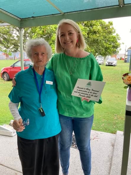 Mary Townsend honoured with plaque at Pine Rivers
