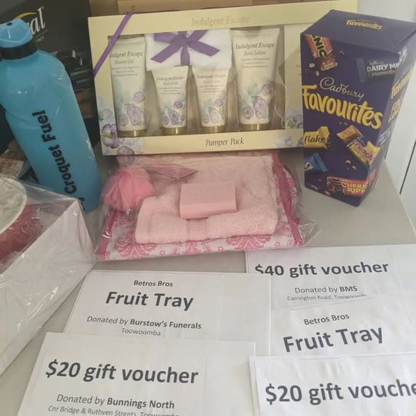 Tournament multi draw raffle prizes on offer