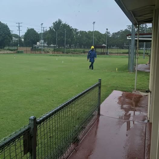Wet weather may delay play at West Toowoomba