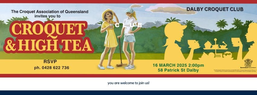 Dalby croquet club hosts high tea celebrating women in sport